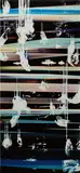 Walead Beshty, Cross Contaminated RA4 Contact Print [Black Curl (9:6/YCM/Six Magnet: Los Angeles, California, January 8th 2014, Fuji color Crystal Archive Super Type C, Em. No. 199-014, Kodak Ektacolor RA Bleach-Fix and Replenisher, Cat. No. 847 1484, 02914)], 2014, colour photographic paper