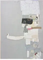 Jack Greer, SARA, 2014, canvas, thread and latex paint