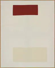 Untitled 33 by Ethan Cook, 2013, hand woven cotton canvas and canvas, in artist's frame, sold Apr 2017