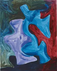 Ida Ekblad, Untitled, 2010, oil on canvas