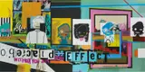 Michael Bevilacqua, Placebo Effect, 2010, acrylic and screen print on linen, diptych