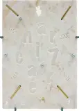 George-Henry Longly, 7 hair care, 2014, marble, Yves Saint Laurent Touche Eclat, whipped cream chargers and steel fixings