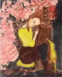 Rosa Loy, Vogelhaus, 2012, casein on canvas