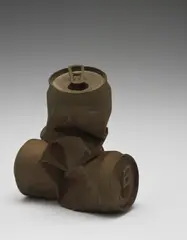 Beer can penis by Sarah Lucas, 1999, bronze, sold Apr 2017