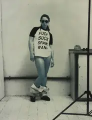 Sam Taylor-Johnson, Fuck, Suck, Spank, Wank, 1997, screen print