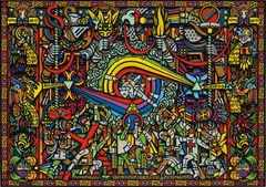 Roman Minin, Carpet of Promises, UV print on foam cardboard