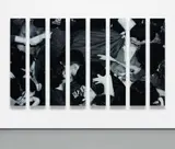 Hedi Slimane, Untitled, 2005, black and white photograph on aluminium, in 8 parts
