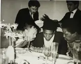 Jean-Michel Basquiat, Basquiat's Mother and friends (3) by Andy Warhol, 1984, silver gelatin print, sold Apr 2017