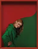 Elad Lassry, Girl (Green / Red), 2011, c-print, in artist's frame