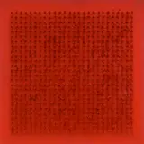 Bernard Aubertin, Tableau Clous, 1970, acrylic and nails on wood
