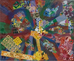 Bernard Cohen, Territory, 1977-78, acrylic on linen