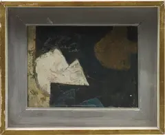 Adrian Heath, Untitled, 1955, oil on board, in artist's frame