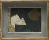 Adrian Heath, Untitled, 1955, oil on board, in artist's frame
