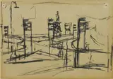 Frank Auerbach, Sketch for Camden Town
