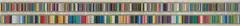 Tom Phillips, COMPLETE COLOUR CHECK FOR THE YEAR MCMLXXI ARRANGED IN ORDER OF CHANGE (ABOVE) AND CHOICE (BELOW), 1971, oil on canvas