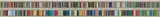 Tom Phillips, COMPLETE COLOUR CHECK FOR THE YEAR MCMLXXI ARRANGED IN ORDER OF CHANGE (ABOVE) AND CHOICE (BELOW), 1971, oil on canvas