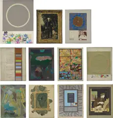 Tom Phillips, 11 studies, 1970, oil on canvas, in 11 parts