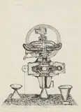 Eduardo Paolozzi, Towards Metalisation of the Dream, 1962, pen and ink on paper