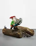 Ra David Mach, A Nasty Piece of Work, 2001, fibreglass, stone-cutting tool and wood