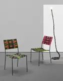 Franz West, Privat-Lampe des Künstlers II, 1989, welded iron, electrical fittings