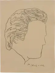 Andy Warhol, Jon, pencil on paper