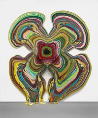 Holton Rower, Praying To The Stone God To Take Away My Negativity, 2011, acrylic and resin on wood