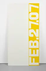 Davis Rhodes, FEB.27.07, 2007, enamel on foam