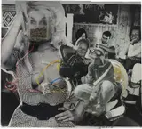 John Bock, Untitled, 2004, collage and found materials on paper