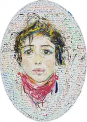 Elke Krystufek, Strange How Smell Determines Who We Are, 2007, acrylic on canvas
