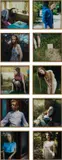 Hellen van Meene, Untitled (The Barbara Series), 1997-1999, c-print, in 10 parts, in artist's frame