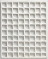 R72-19 by Jan Schoonhoven, 1972, painted papier-mâché on wood, sold Jun 2017