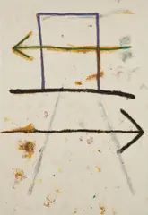 Hat trick by Joe Bradley, 2009, oil and mixed media on canvas, offered Jun 2017
