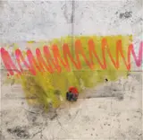 Oscar Murillo, Untitled, 2012, spray paint, oil, graphite and tape on canvas