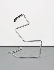 Wade Guyton, Untitled (Action Sculpture), 2005, steel and painted wood