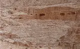 Gal Weinstein, Petra, 2014, steel wool on plywood