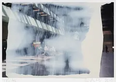 Gerhard Richter, MV. 45, 2011, lacquer on colour photograph