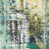 Cage Grid (Single Part O) by Gerhard Richter, 2011, giclée print on paper mounted on aluminium, sold Jun 2017