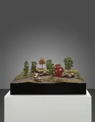 The tragiK Konsequences of driving Karelessly by Jake and Dinos Chapman, 2000, mixed media, sold Jun 2017