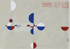 Untitled by Gabriel Orozco, 2003, acrylic and ink on envelope, sold Jun 2017