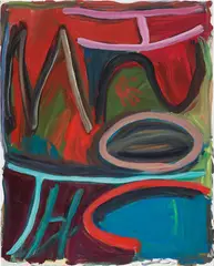 Untitled (JSP10174) by Josh Smith, 2010, oil on canvas, sold Jun 2017
