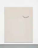 David Ostrowski, F (Don't Honk), 2013, lacquer on canvas, in artist's frame