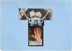 Dash Snow, 4 Keneth Anger, 2006- 2007, paper collage and glue, in artist's frame