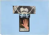 Dash Snow, 4 Keneth Anger, 2006- 2007, paper collage and glue, in artist's frame