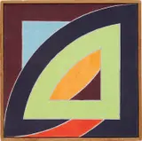 Frank Stella 'River of Ponds' by Richard Pettibone, 1969, oil on canvas, in artist's frame, sold Jun 2017