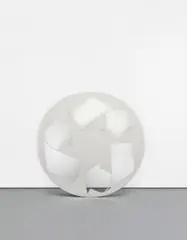 Untitled by Kelley Walker, 2006, laser cut mirrored steel, offered Jun 2017