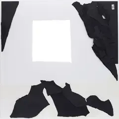 Paul Chan, Black Republican 2, 2007, styrofoam, paper, cardboard and glue
