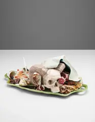Bertozzi and Casoni, Vassoio, 2010, polychrome ceramic