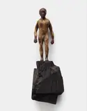 Paloma Varga Weisz, Schwarzer Haariger, 2001, charred limewood