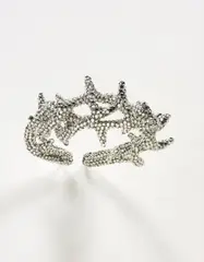 Tiara by Liza Lou, 2006, cast resin and quartz crystals, offered Jun 2017