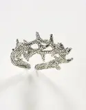 Liza Lou, Tiara, 2006, cast resin and quartz crystals